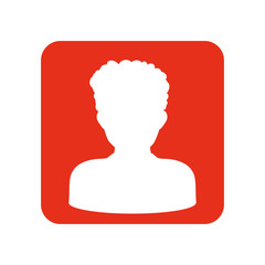 Male faceless head icon vector illustration graphic design