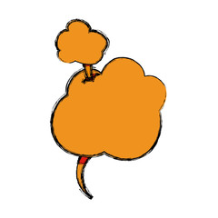 Comic speech bubble icon vector illustration graphic design