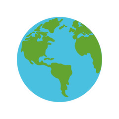 Earth world symbol icon vector illustration graphic design