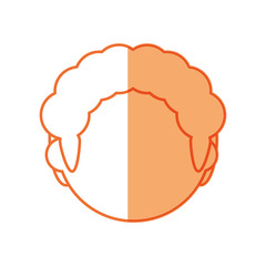 Man faceless profile icon vector illustration graphic design