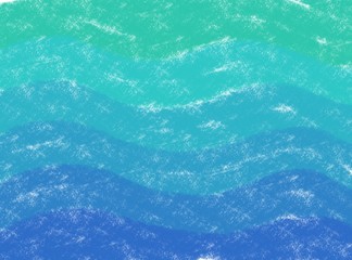 soft-color vintage pastel abstract wave watercolor grunge background with colored (shades of blue and dark blue color), illustration