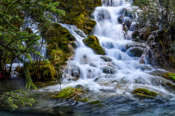Fototapeta na wymiar waterfall in Jiuzhai Valley,China