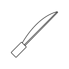 Knife Kitchen utensil icon vector illustration graphic design