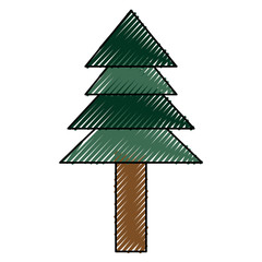 Tree natural ecology icon vector illustration graphic design