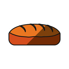 Fresh and delicious bread icon vector illustration graphic design