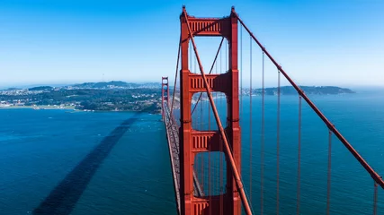 Cercles muraux Pont du Golden Gate Golden Gate Bridge Aerial