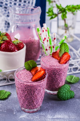 Smoothies with chia seeds
