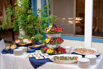 Wedding Reception Buffet Food