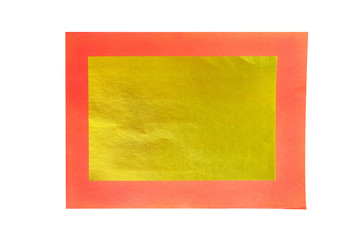 Golden and red paper background, graphic creative abstract.Chinese gold paper use for make sacrifice to gods.Joss Paper Chinese Tradition for Passed Away Ancestor's spirits