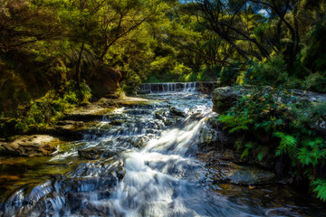 blue mountain wentworth waterfalls