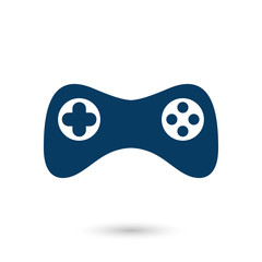 Gamepad icon. Vector. Flat design style. Joypad symbol.