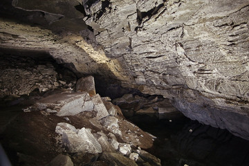 Cave landscape caving