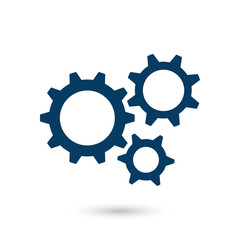 Gear icon.The development and management of business processes.