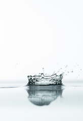 Photo of water splashes and ripples background