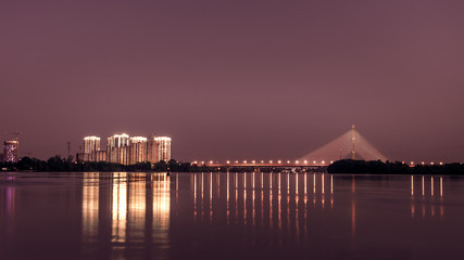 Obraz premium Metro bridge. Kiev, Ukraine