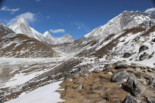 Wanderung in Nepal am Fusse des Mount Everest