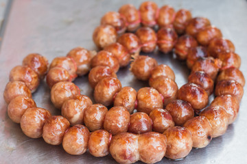 Sausage Thai food in the Northeast.