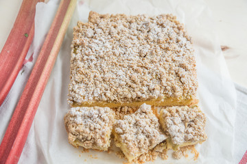 Rhabarber Kuchen 