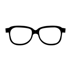 glasses view isolated icon vector illustration design