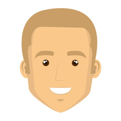 young man casual avatar vector illustration design