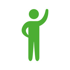 Male pictogram symbol icon vector illustration graphic design