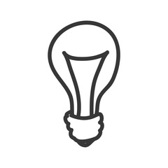 Bulb light energy icon vector illustration graphic design