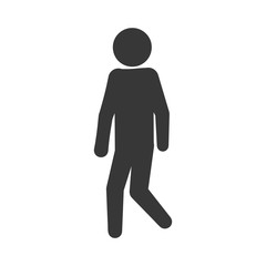 Male pictogram symbol icon vector illustration graphic design