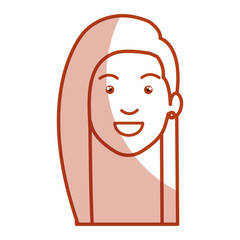 beautiful and young woman student vector illustration design