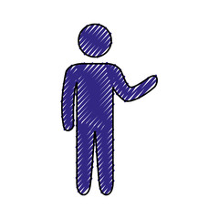 Male pictogram symbol icon vector illustration graphic design