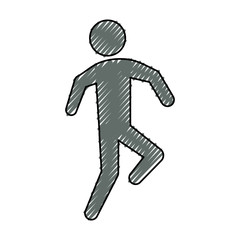 Male pictogram symbol icon vector illustration graphic design