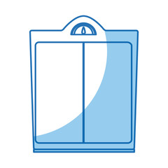 weight scale measuring loss health style vector illustration