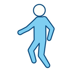 Male pictogram symbol icon vector illustration graphic design