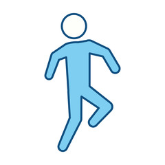 Male pictogram symbol icon vector illustration graphic design