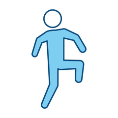 Male pictogram symbol icon vector illustration graphic design