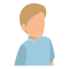 young man avatar character vector illustration design