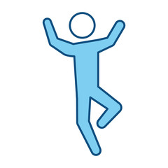 Male pictogram symbol icon vector illustration graphic design