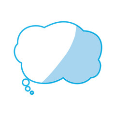 Comic bubble symbol icon vector illustration graphic design
