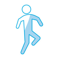 Male pictogram symbol icon vector illustration graphic design