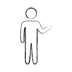 Male pictogram symbol icon vector illustration graphic design