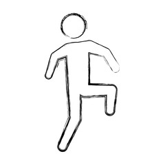 Male pictogram symbol icon vector illustration graphic design