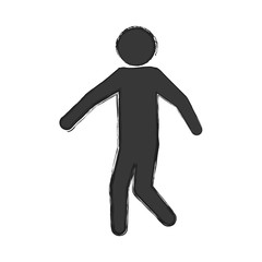 Male pictogram symbol icon vector illustration graphic design