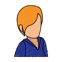 businesswoman isometric avatar character vector illustration design