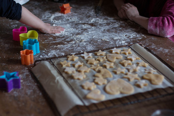 Pr&eacute;paration de sabl&eacute;s