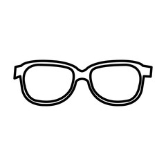 Fototapeta premium glasses view isolated icon vector illustration design