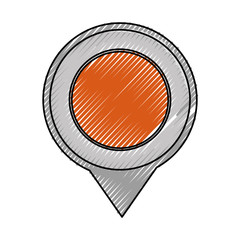 Map pointer symbol icon vector illustration graphic design