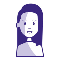 beautiful and young woman student vector illustration design