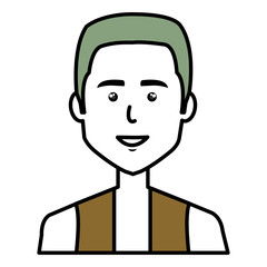 businessman avatar character icon vector illustration design