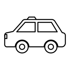 taxi service isolated icon vector illustration design
