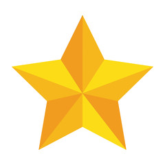 Obraz premium trophy star isolated icon vector illustration design