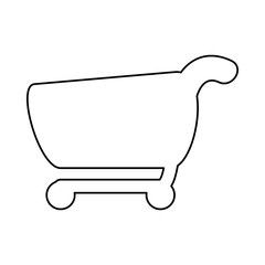 Shopping cart symbol icon vector illustration graphic design